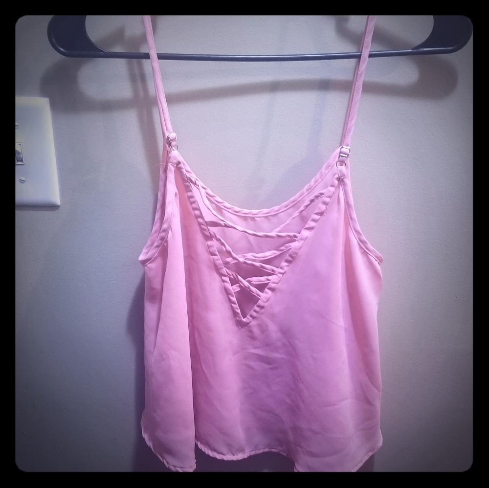 Pink tank top